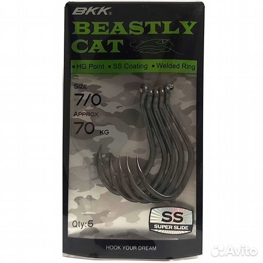 Крючки на сома BKK Beastly Cat