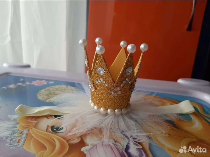 Повязка корона для маленькой принцессы