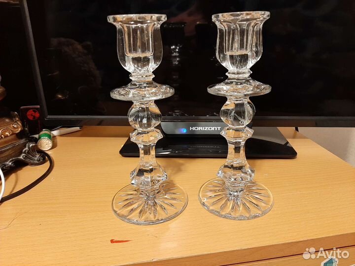 Хрустальные подсвечники СССР 70-е годы одним лотом