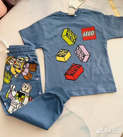 Костюм Zara Lego тёмно-голубой р.98,104,110,116