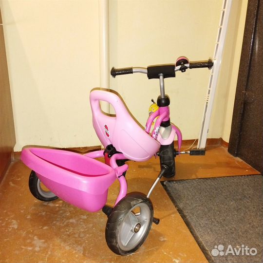 Велосипед детский трёхколёсный для девочки puky