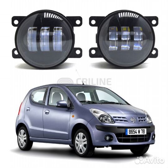 LED птф Crilinе EMC Nissan Pixo