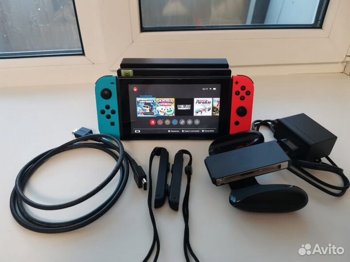 Nintendo switch 2 ревизия 60 игр