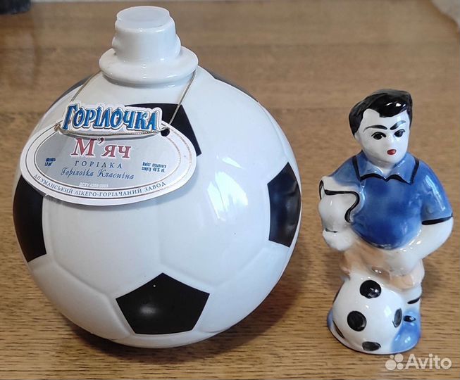 Бутылка с наполнениемколлекционнаясувенирнаяМяч 1л