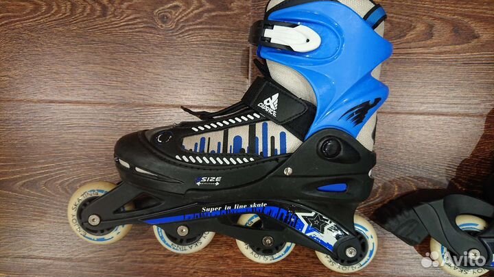 Ролики Caprice barnet blu, раздвижные, раз 38-41