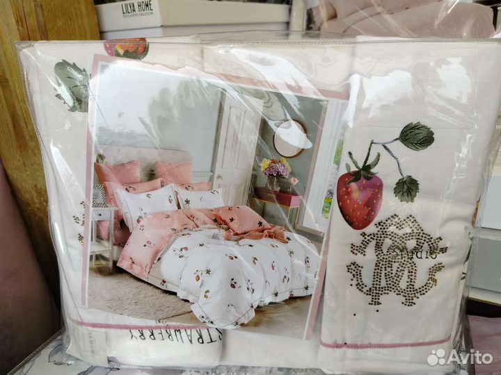 Постельное бельё евро новое