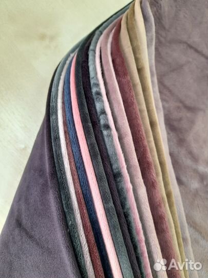 Отрез ткани велюр весовой