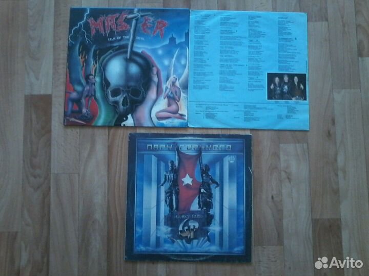 Пластинки Metallica, Iron Maiden, Мастер, Шах, Пар