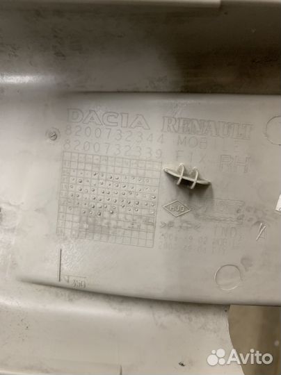 Обшивка средней стойки Renault Sandero 1