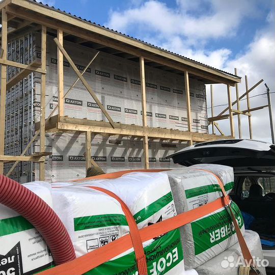 Утепление Эковатой