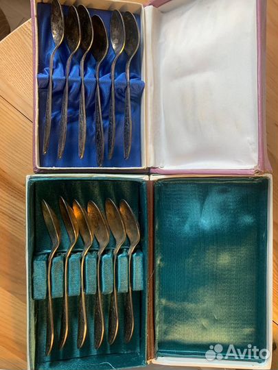 Набор столовых приборов мельхиор СССР