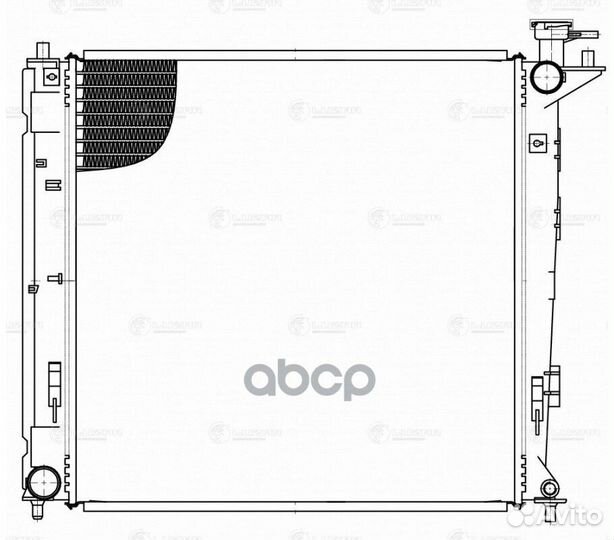 Радиатор Kia Sportage/Hyundai Ix35 MT 10- LRC08