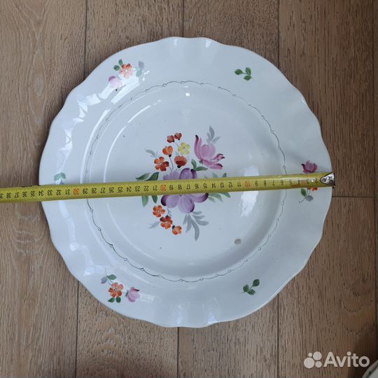 Блюдо большое СССР, фарфор