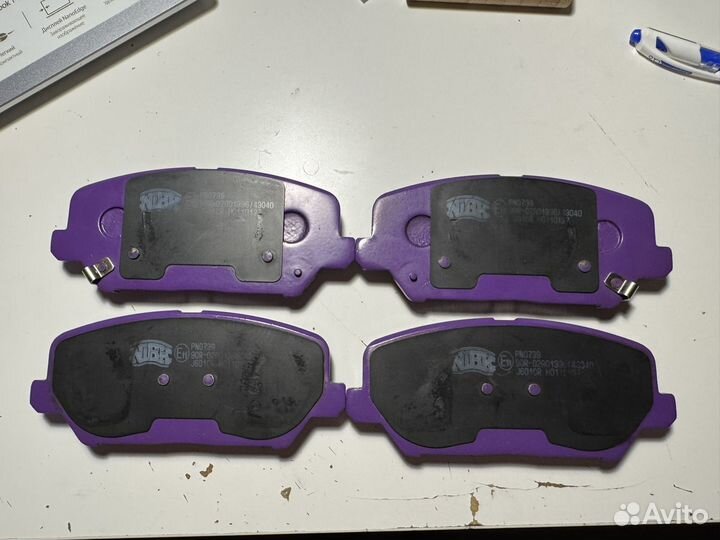 Тормозные колодки nibk PN0739
