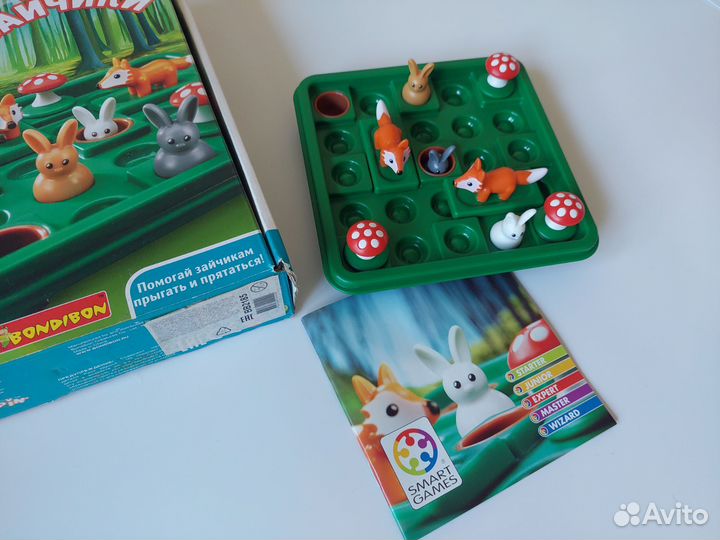 Логические игры bondibon Зайчики