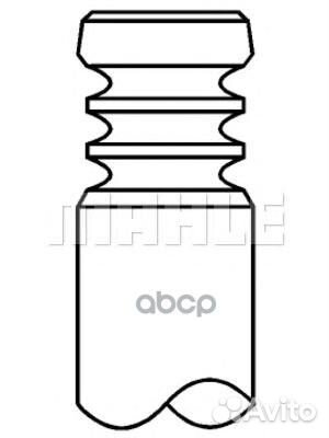 Клапан выпускной VAG+Skoda mot.1,8T /d6mm knec