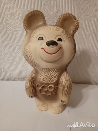 Резиновая игрушка Олимпийский мишка СССР