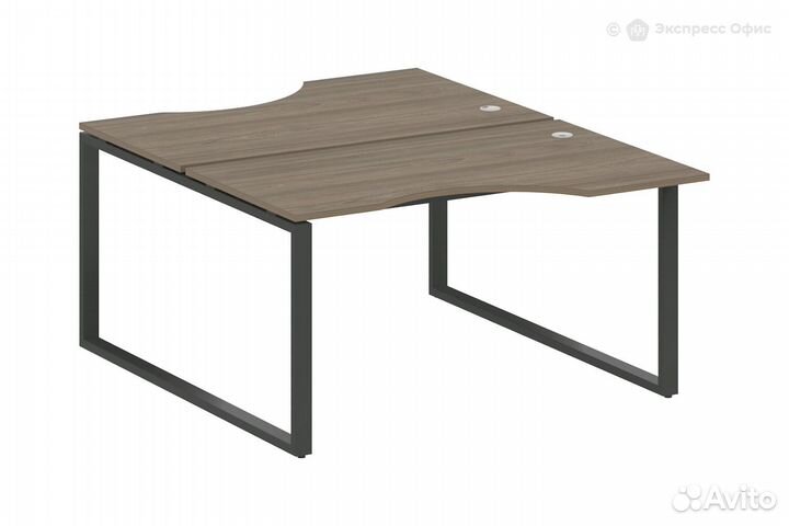 Стол-бенч двойной криволинейный Metal system style бо.рас-са-2.2