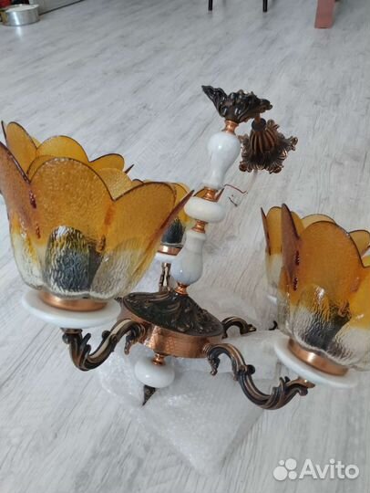 Люстра потолочная подвесная бу