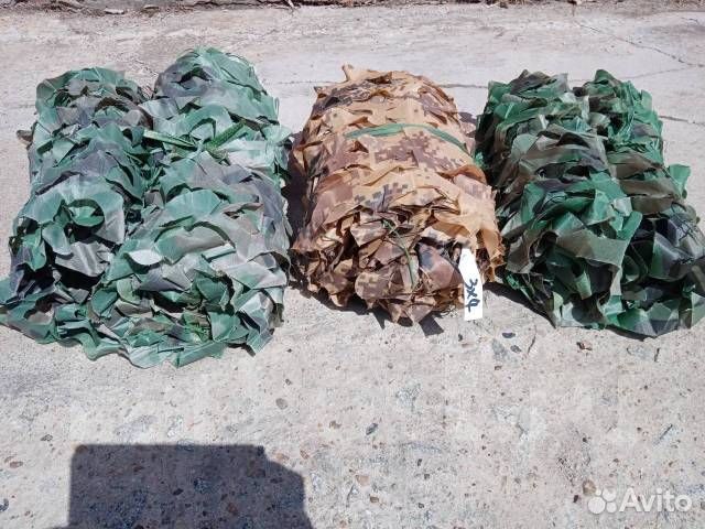 Маскировочная сеть зеленая камуфляж