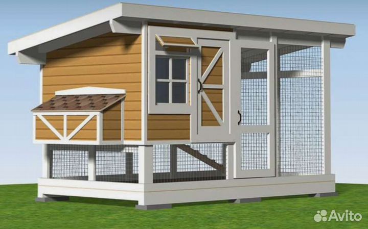 Курятник на 10 кур