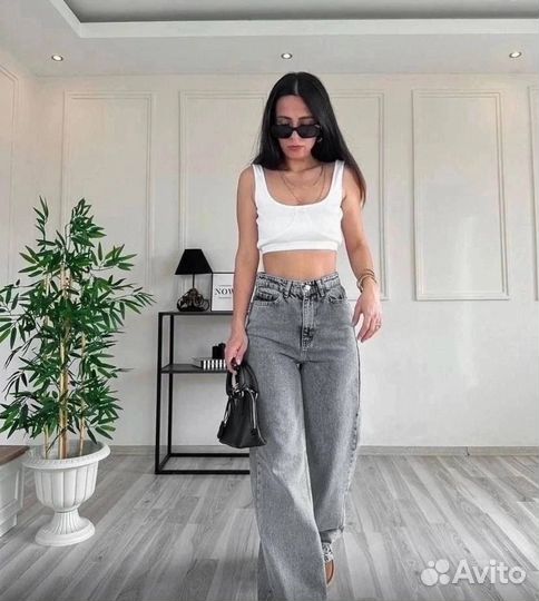 Джинсы клёш женские 2 цвета