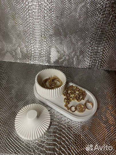 Шкатулка для украшений + поднос новое