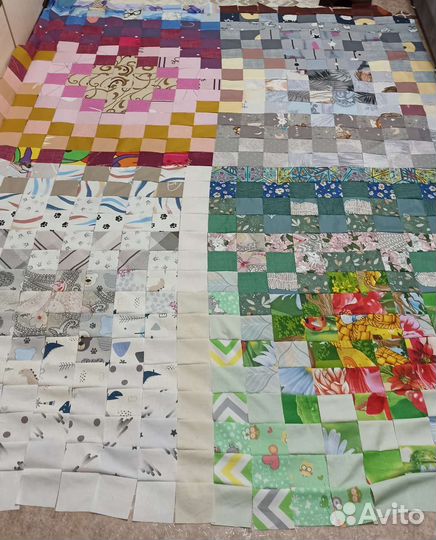 Лоскутное покрывало печворк