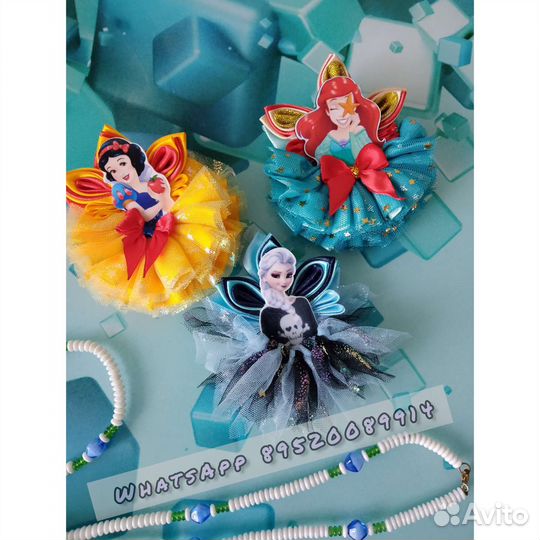 Резиночки заколочки ручной работы