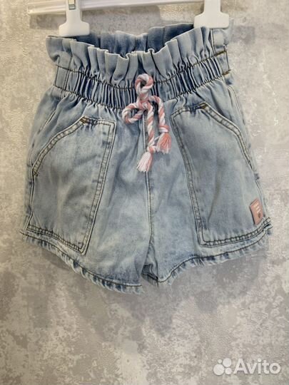 Джинсовые шорты 5/6 лет
