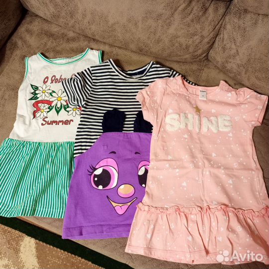 Одежда для девочки пакетом 80 86