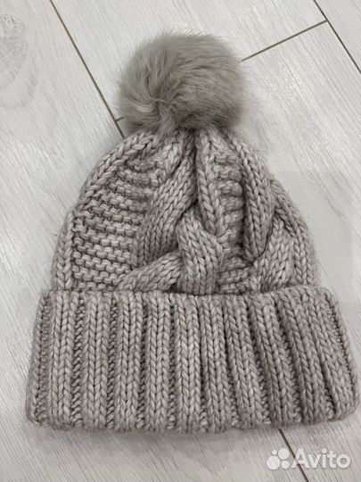 Шапка берет шарф