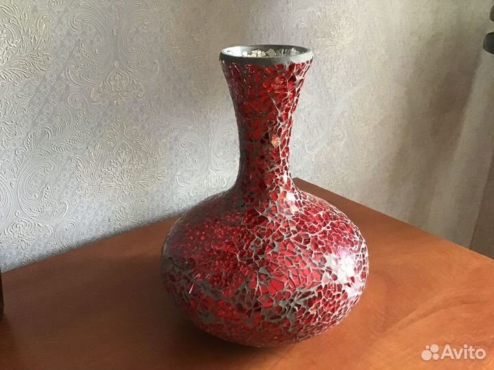 Декоративная ваза стекло Франция