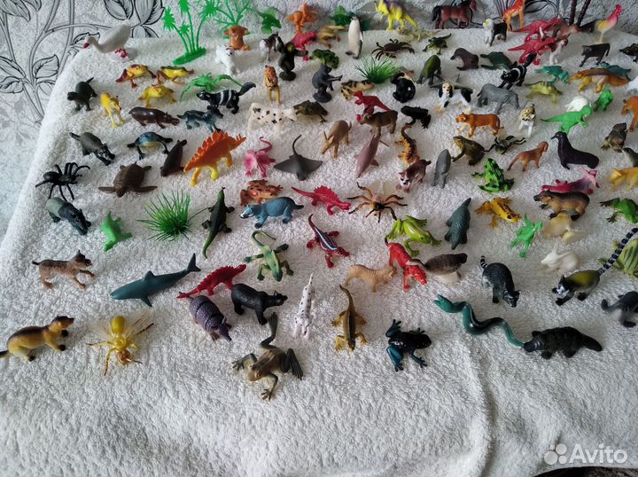 Мини фигурки животные
