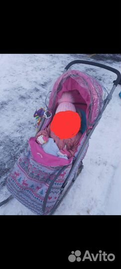 Коляска санки