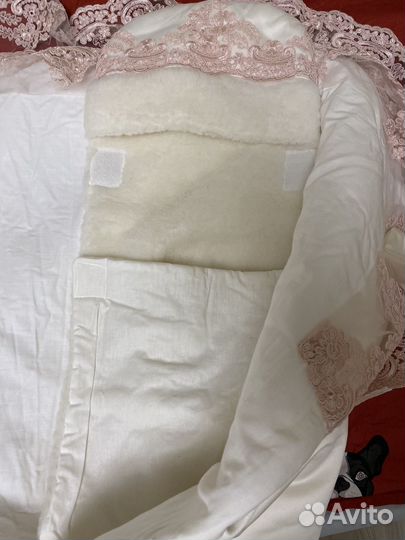 Конверт на выписку зимний для девочки