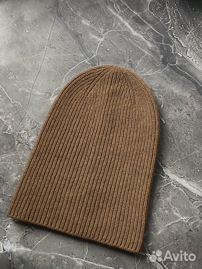 Шапка бини с кашемиром