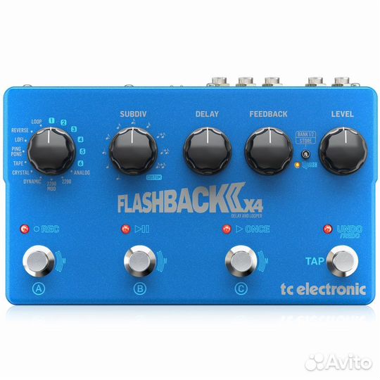 TC electronic flashback 2 X4 delay, гитарная педал