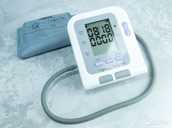 Тонометр-пульсоксиметр для взрослых 2 в 1