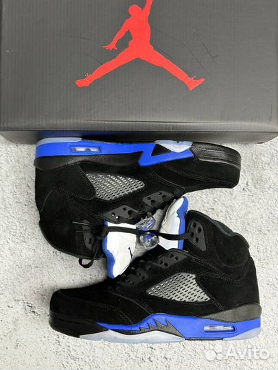 Кроссовки Nike Air Jordan 5 Retro Racer Blue