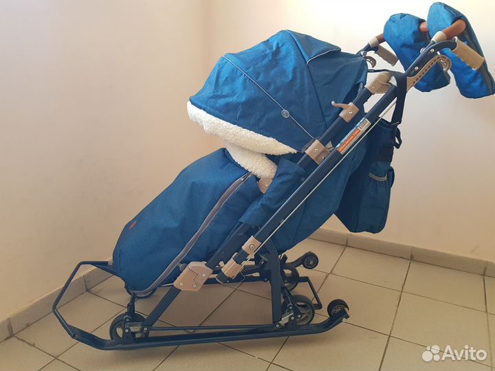 Санки коляска Nika 7-8к