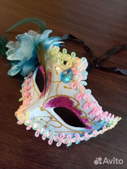 Маска маскарадная хэллоуин женская