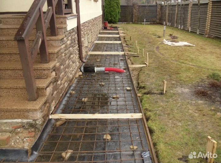 Отмоска вокруг дома под ключ