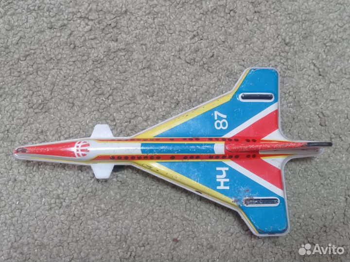 Самолет железный нч-87 игрушка