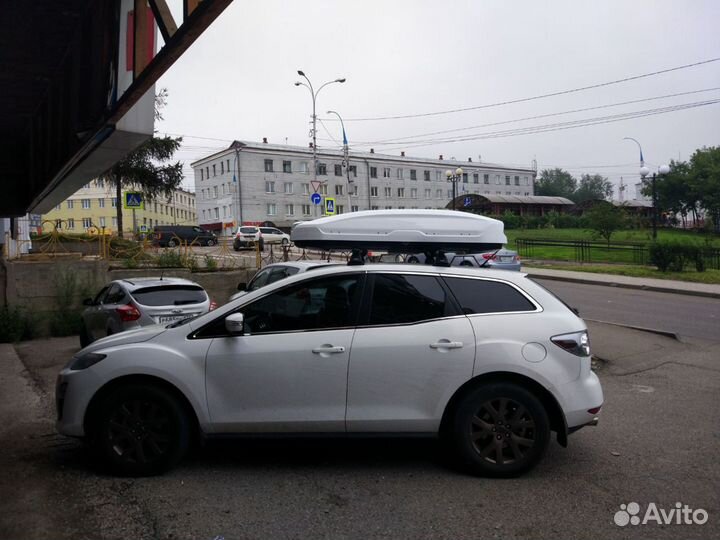 Багажный бокс LUX Tavr 520L Белый глянец