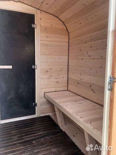Баня бочка кедровая 4м под ключ