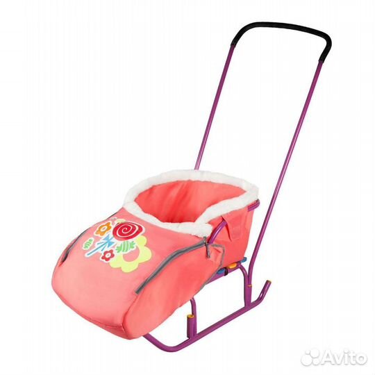 Сиденье для санок с чехлом для ног