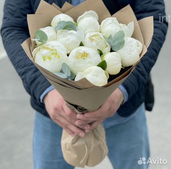 Букет пионов