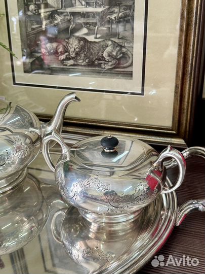 Чайный набор. Серебрение. Англия