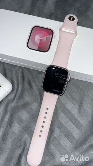 Часы apple watch 9 41 mm pink